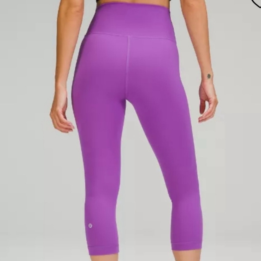 NWT Lululemon Wunder Train High-Rise Crop 23” Size 10 - Picture 2 of 11